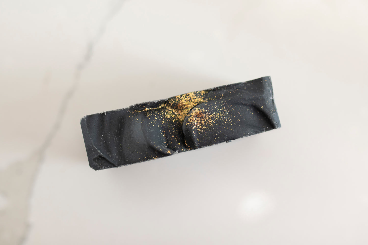 Obsidian Gold – Tallow Soap with Black Pine, Activated Charcoal & Gold Mica