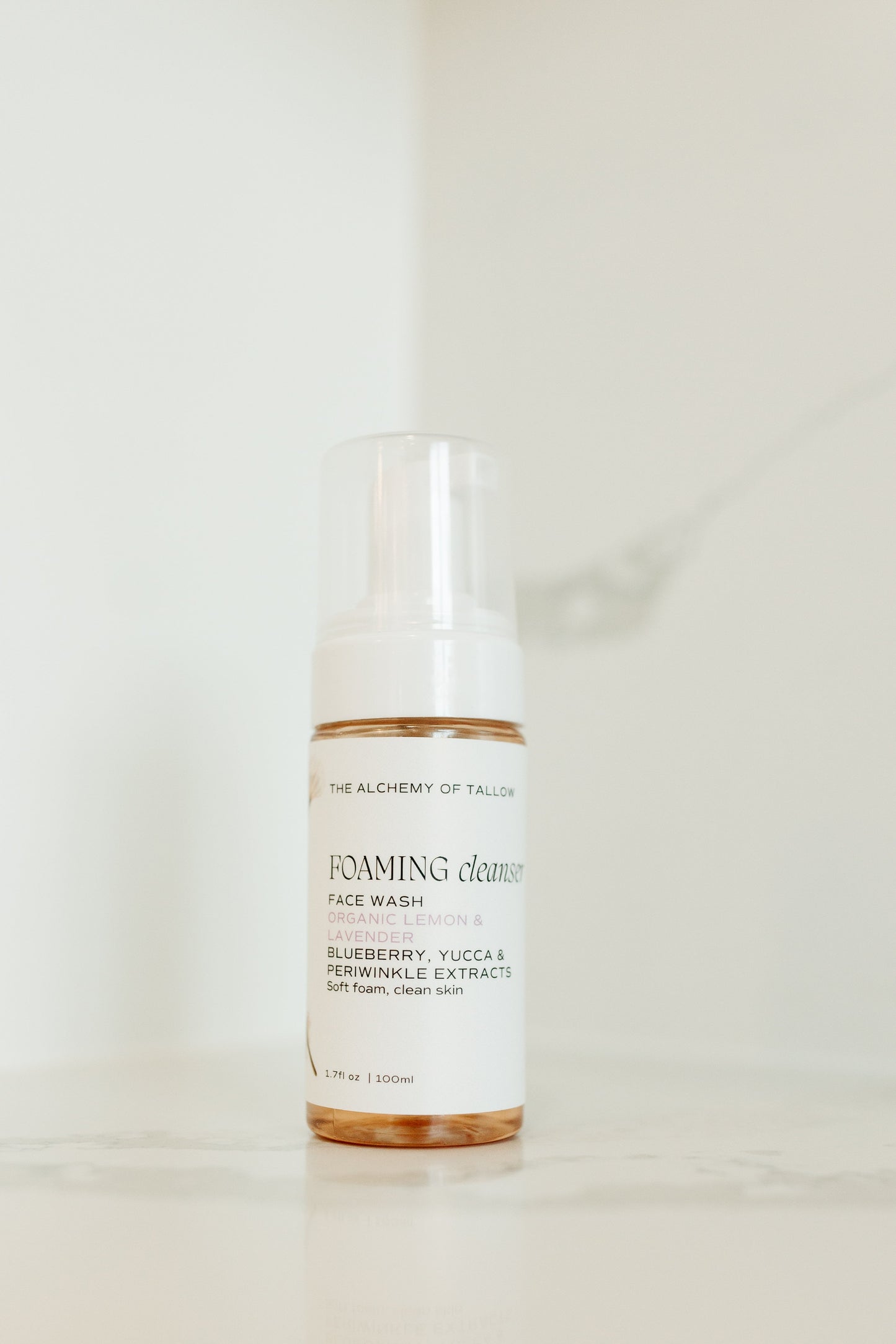 All natural foaming cleanser