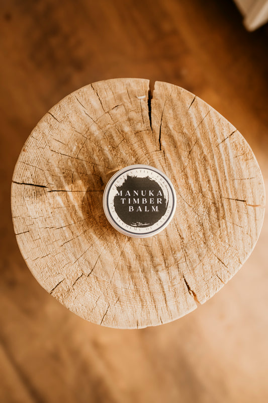 Manuka Timber Balm For Rugged Skin, Naturally Restored
