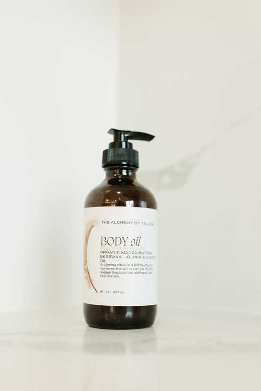 Organic Mango Butter and Beeswax Body Oil 