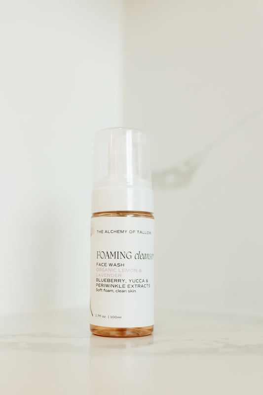 All natural foaming cleanser 