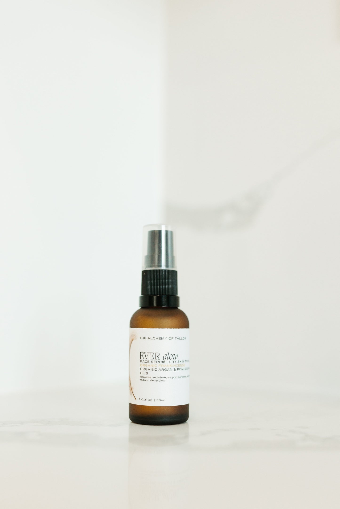 Organic argan and rosehip face oil