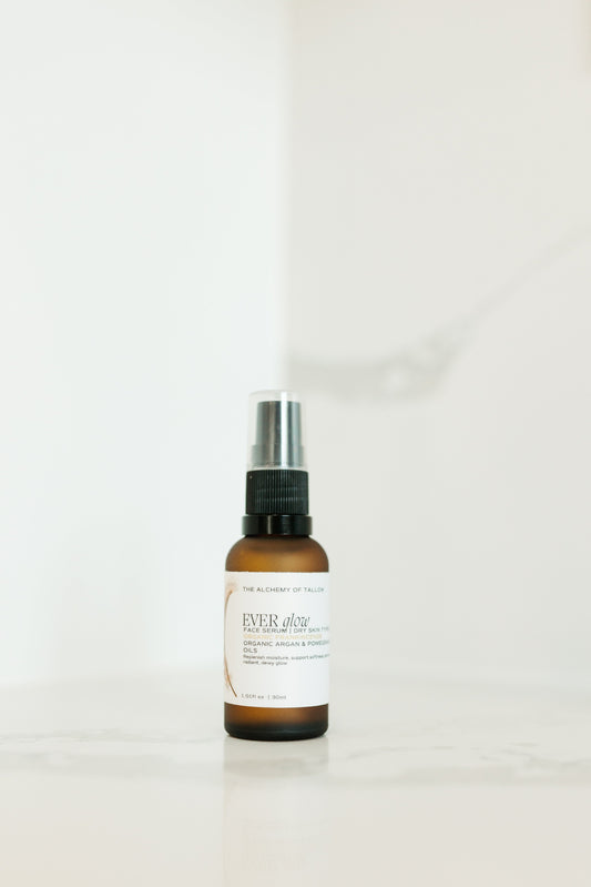 Organic argan and rosehip face oil