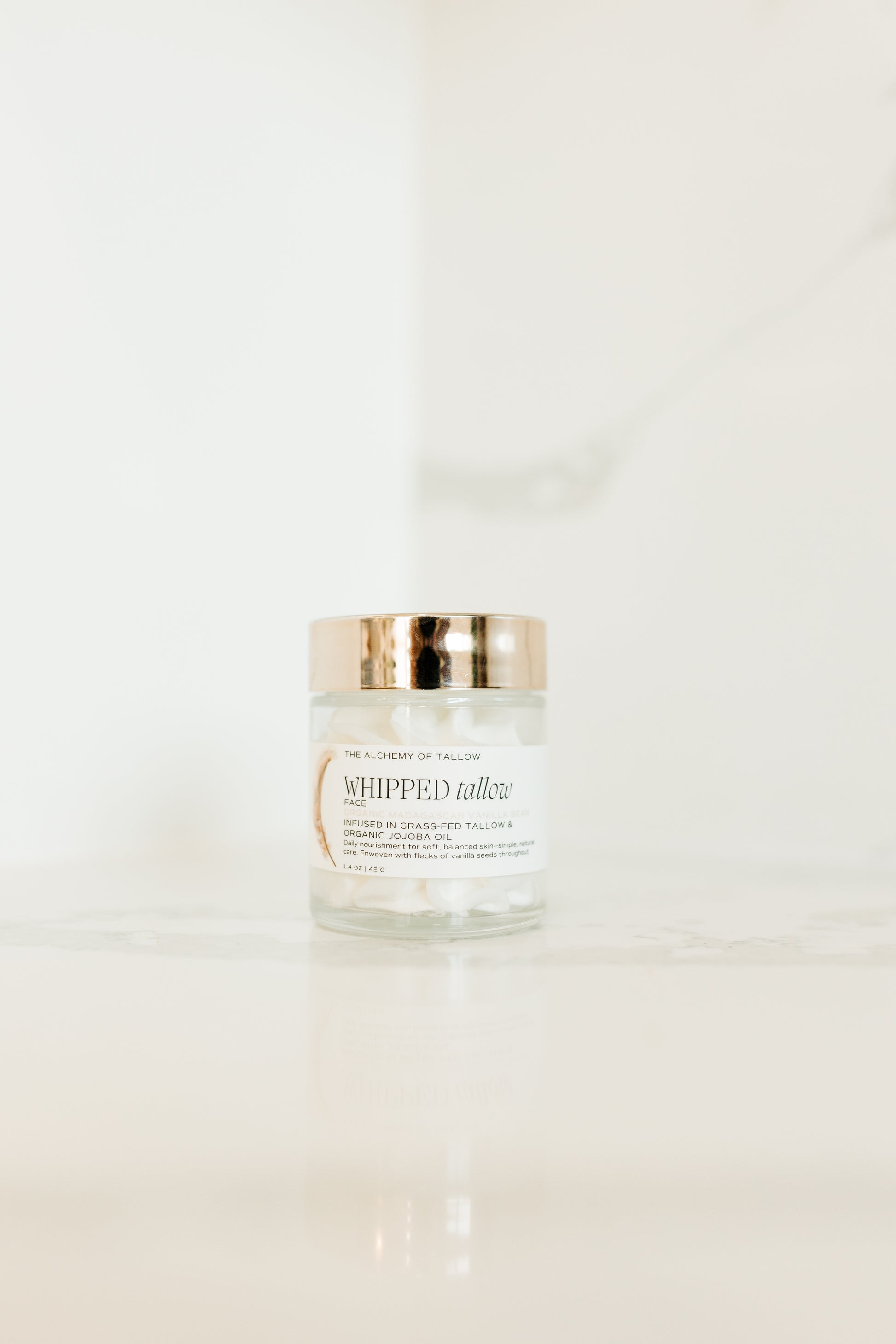 Organic vanilla bean whipped grass fed tallow 