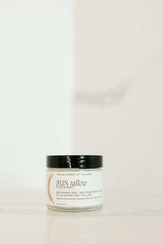 Grass-Fed Tallow with Non Nano Zinc Sun Tallow