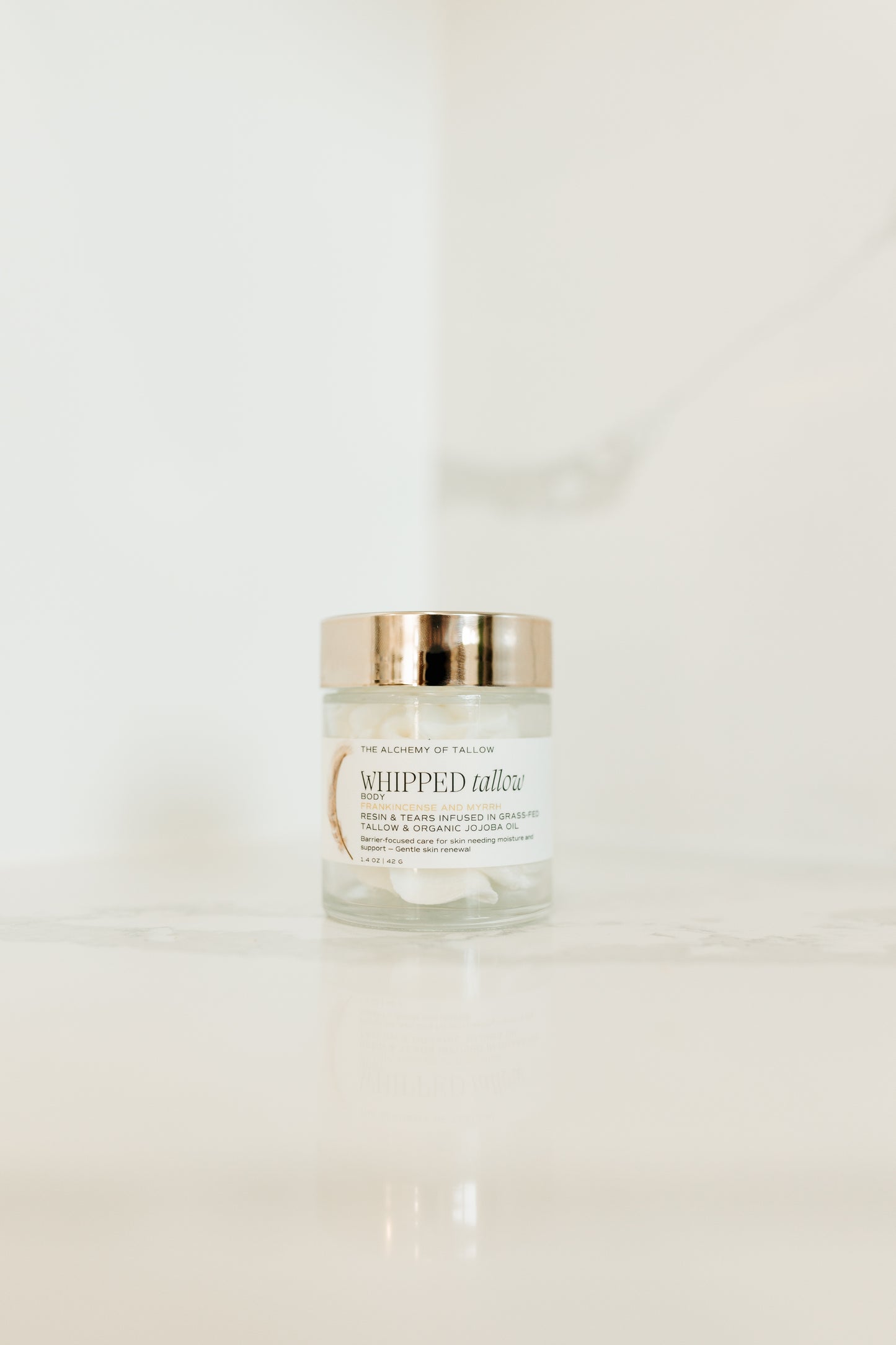 body frankincense and myrrh grass fed whipped tallow 